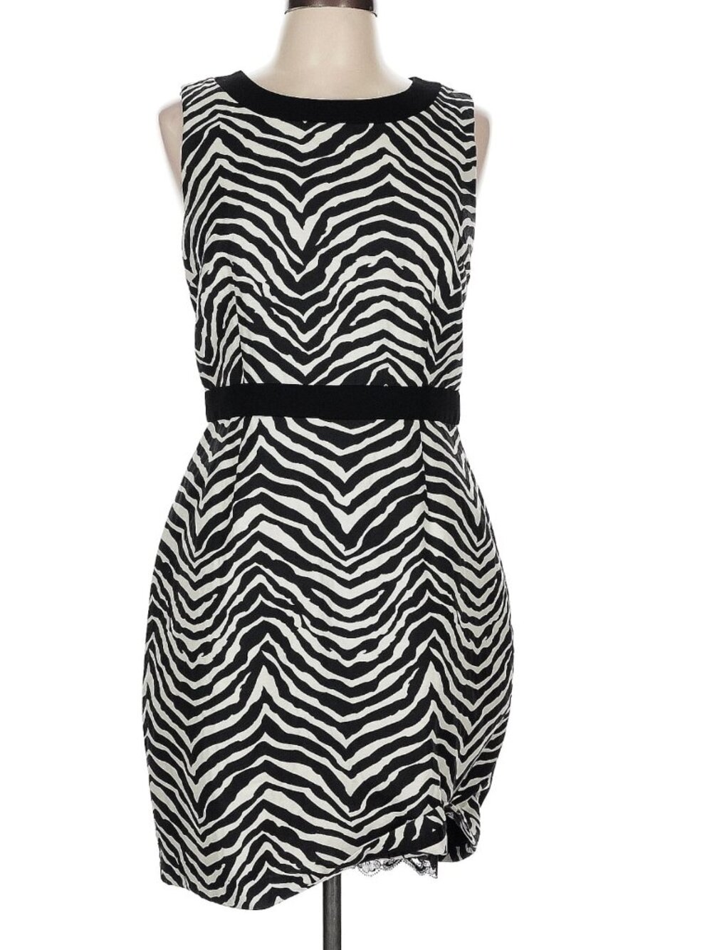 Trina Turk Zebra Print Sheath Dress | Size 10